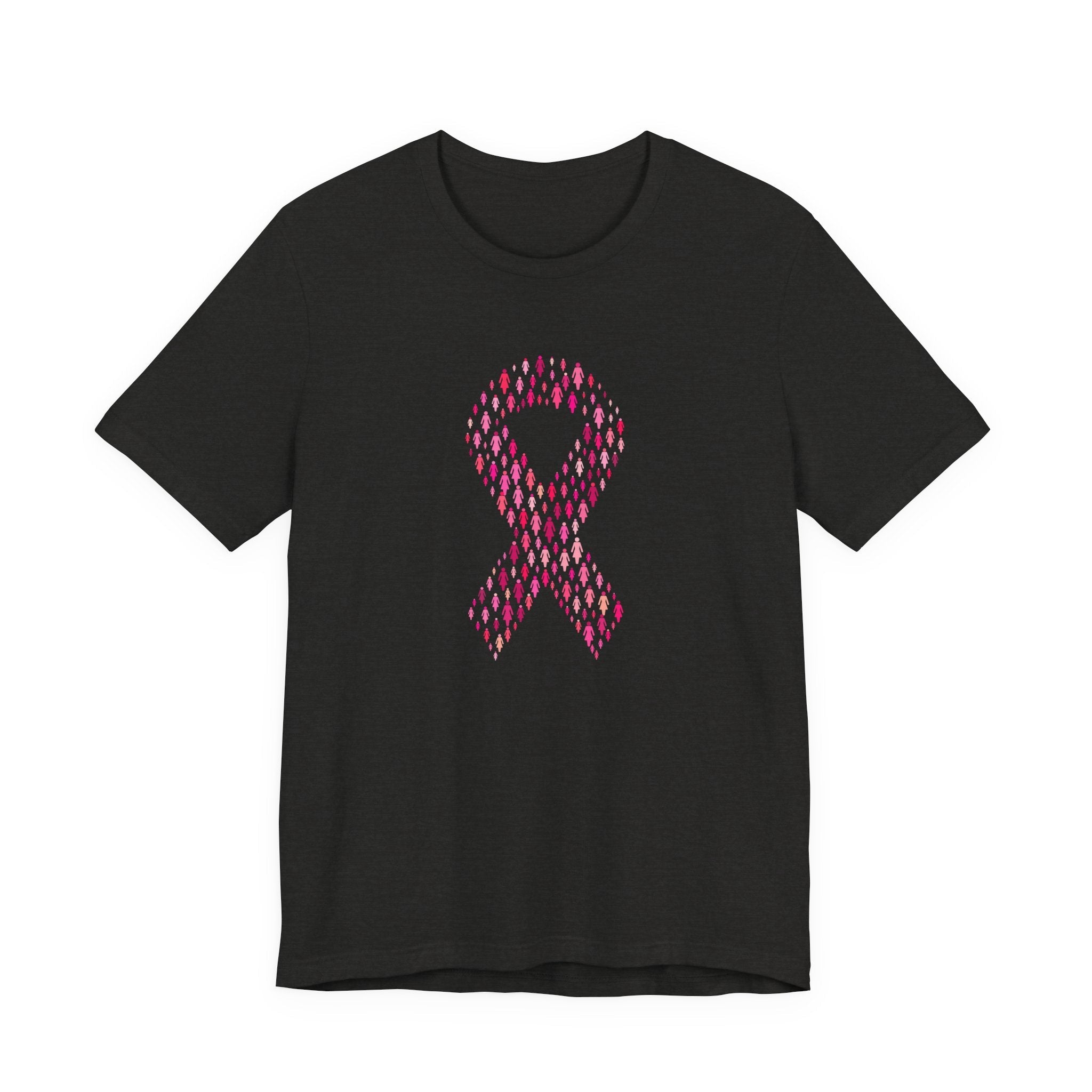 POP Culture Classics Pink Ribbons Unisex Jersey Short Sleeve T-Shirt - POPvault