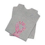 POP Culture Classics Pink Ribbons Unisex Jersey Short Sleeve T-Shirt - POPvault