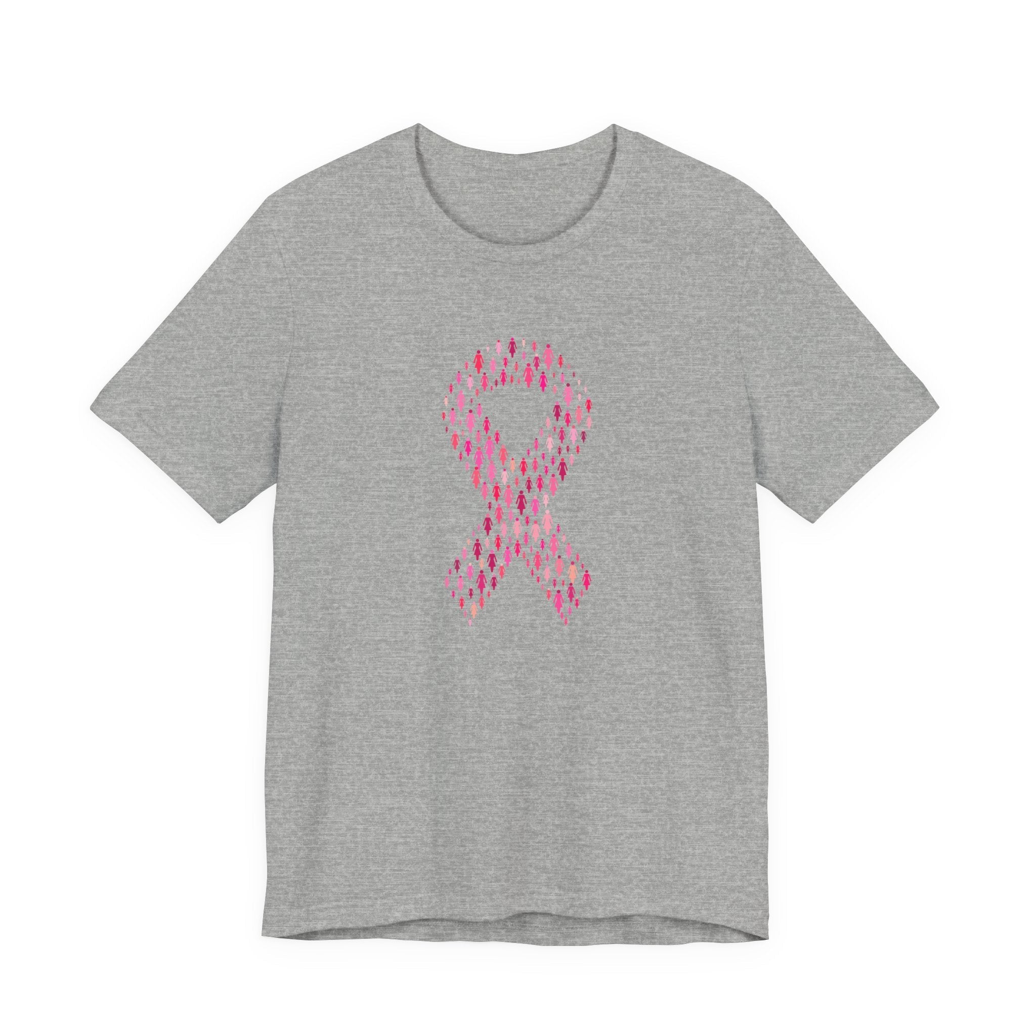 POP Culture Classics Pink Ribbons Unisex Jersey Short Sleeve T-Shirt - POPvault