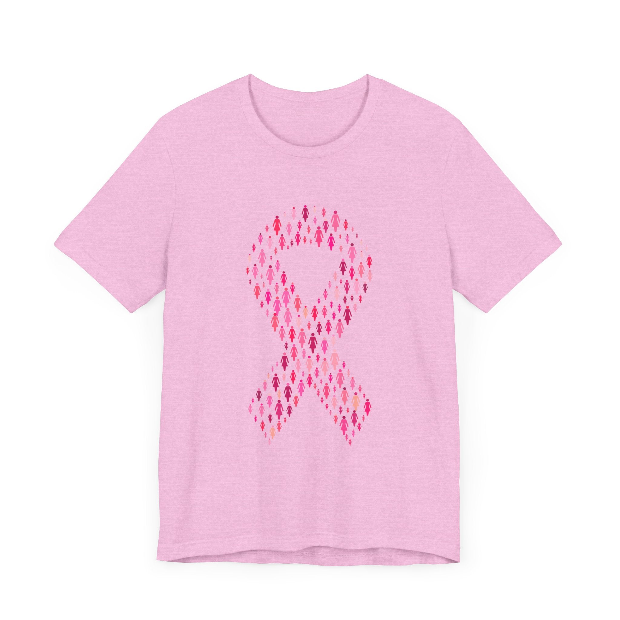 POP Culture Classics Pink Ribbons Unisex Jersey Short Sleeve T-Shirt - POPvault