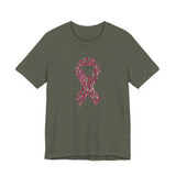 POP Culture Classics Pink Ribbons Unisex Jersey Short Sleeve T-Shirt - POPvault