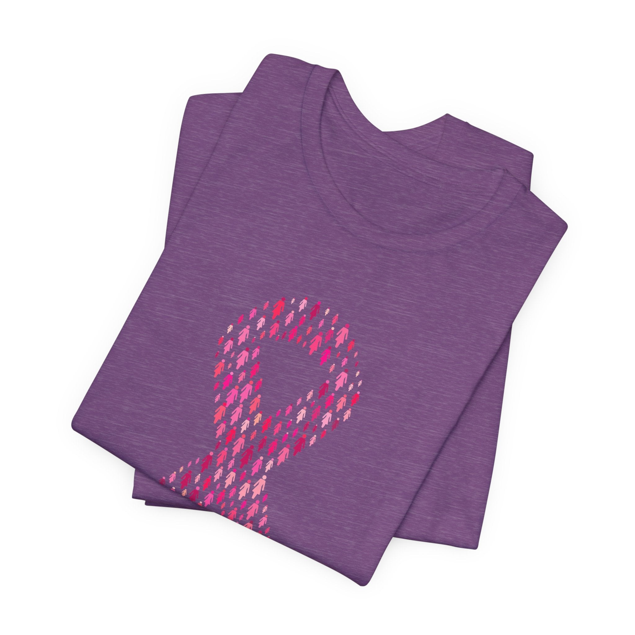 POP Culture Classics Pink Ribbons Unisex Jersey Short Sleeve T-Shirt - POPvault