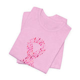 POP Culture Classics Pink Ribbons Unisex Jersey Short Sleeve T-Shirt - POPvault