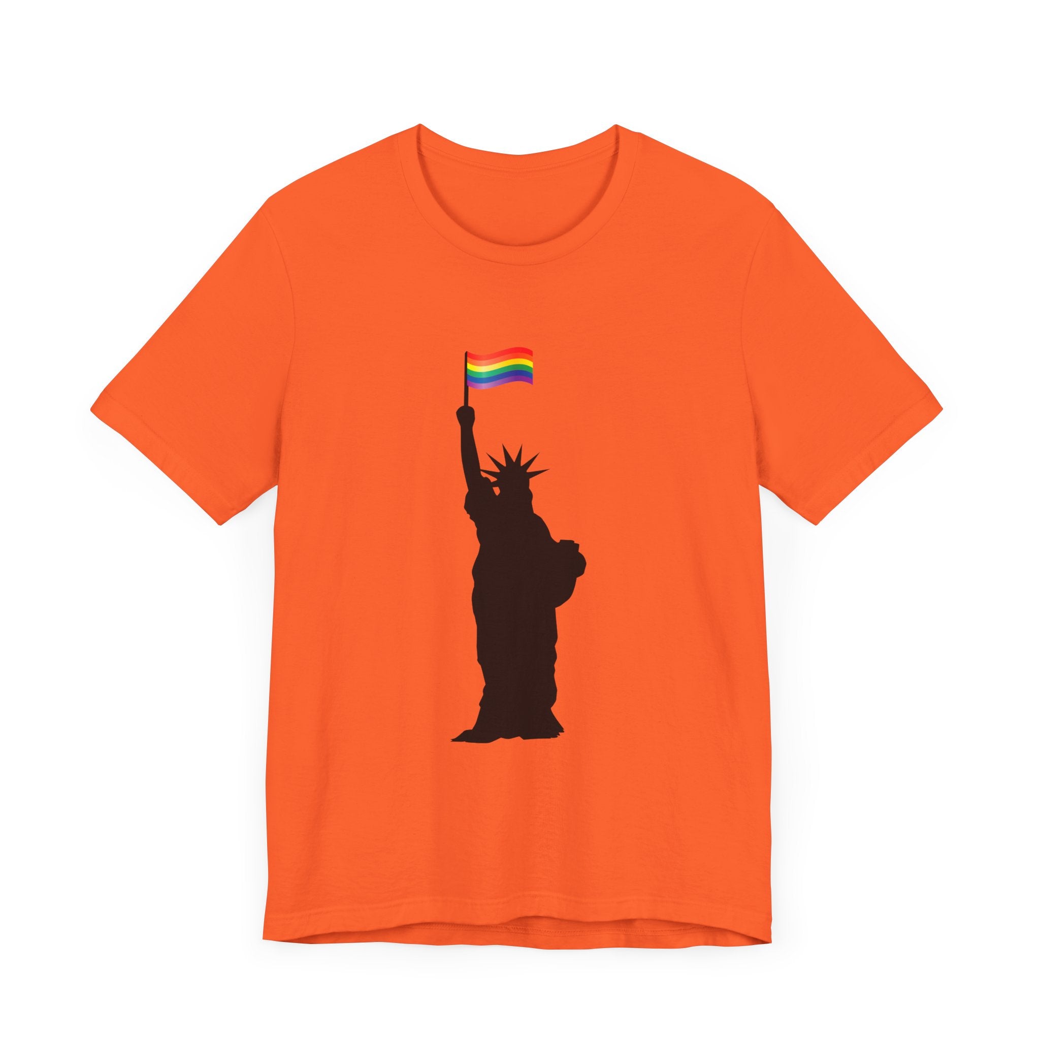 POP Culture Classics Pride Lady Liberty Unisex Jersey Short Sleeve T-Shirt - POPvault