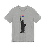 POP Culture Classics Pride Lady Liberty Unisex Jersey Short Sleeve T-Shirt - POPvault