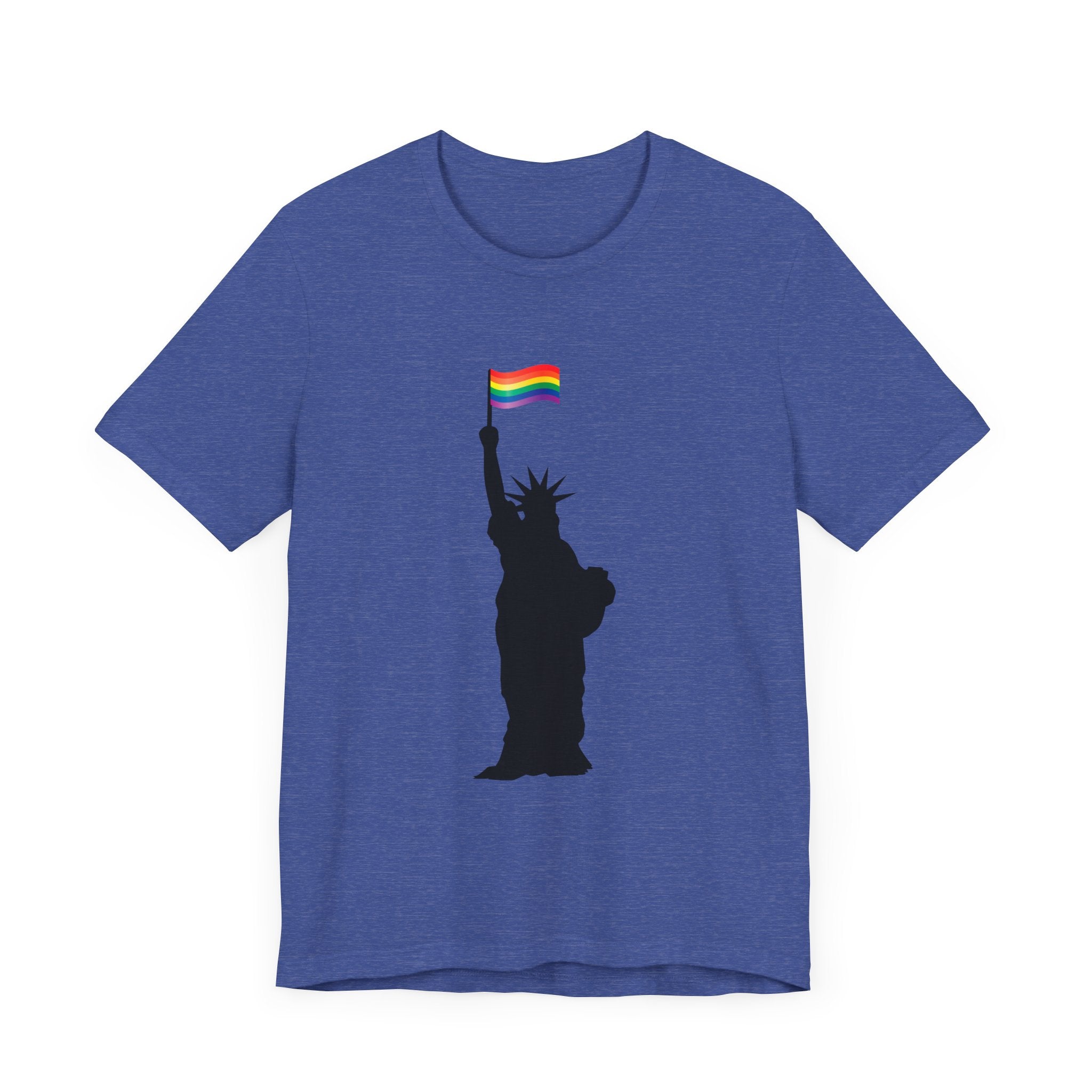 POP Culture Classics Pride Lady Liberty Unisex Jersey Short Sleeve T-Shirt - POPvault