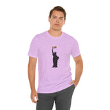 POP Culture Classics Pride Lady Liberty Unisex Jersey Short Sleeve T-Shirt - POPvault