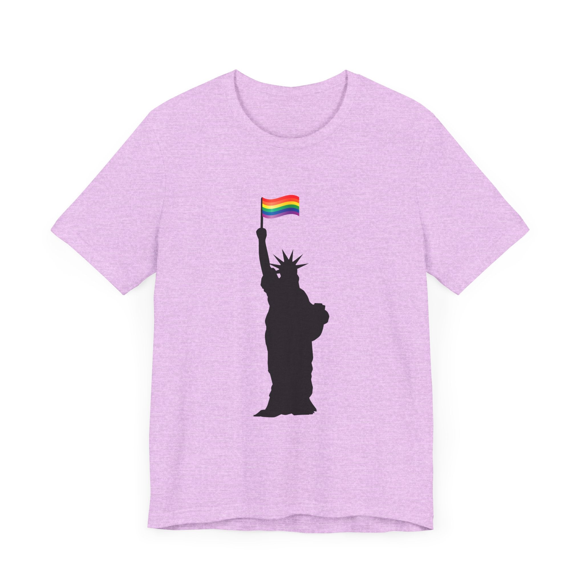 POP Culture Classics Pride Lady Liberty Unisex Jersey Short Sleeve T-Shirt - POPvault