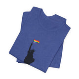 POP Culture Classics Pride Lady Liberty Unisex Jersey Short Sleeve T-Shirt - POPvault