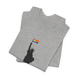 POP Culture Classics Pride Lady Liberty Unisex Jersey Short Sleeve T-Shirt - POPvault