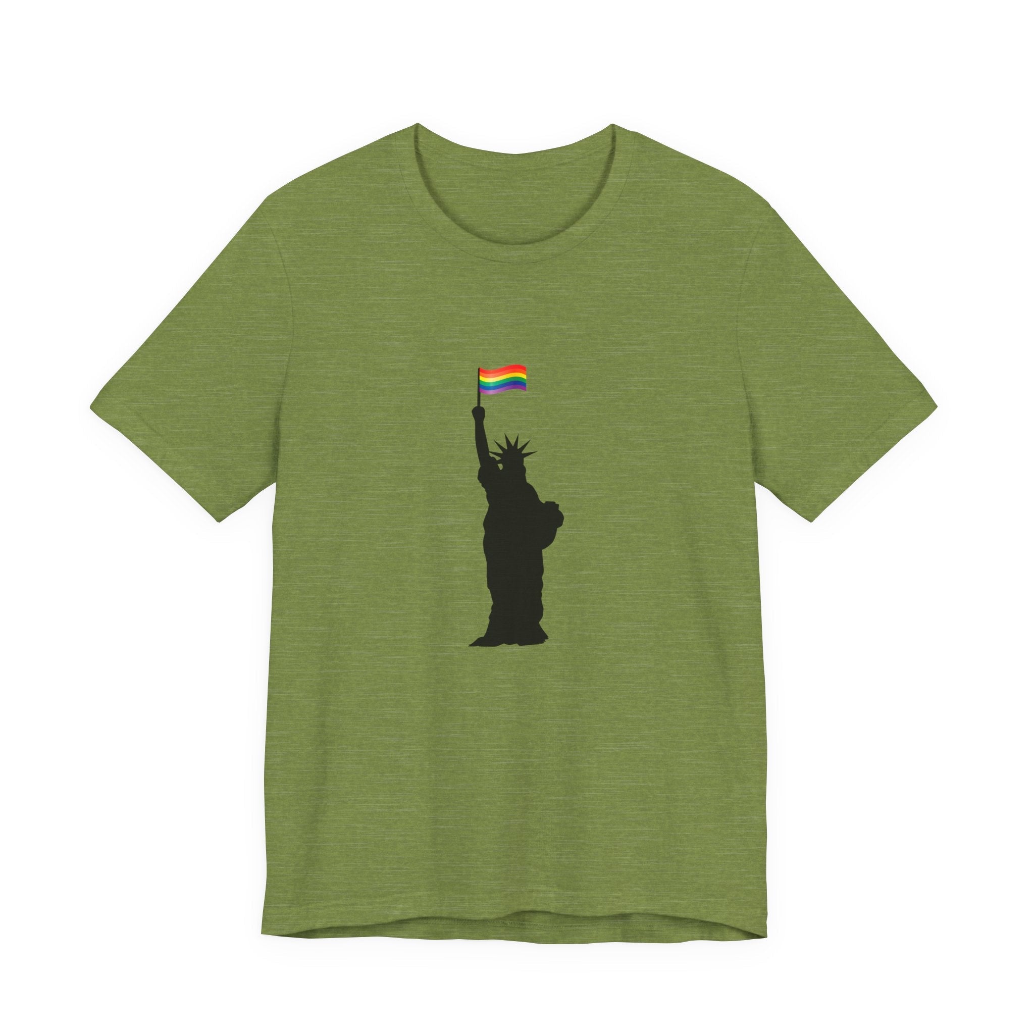 POP Culture Classics Pride Lady Liberty Unisex Jersey Short Sleeve T-Shirt - POPvault