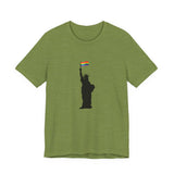 POP Culture Classics Pride Lady Liberty Unisex Jersey Short Sleeve T-Shirt - POPvault
