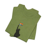 POP Culture Classics Pride Lady Liberty Unisex Jersey Short Sleeve T-Shirt - POPvault