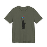 POP Culture Classics Pride Lady Liberty Unisex Jersey Short Sleeve T-Shirt - POPvault