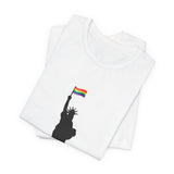 POP Culture Classics Pride Lady Liberty Unisex Jersey Short Sleeve T-Shirt - POPvault