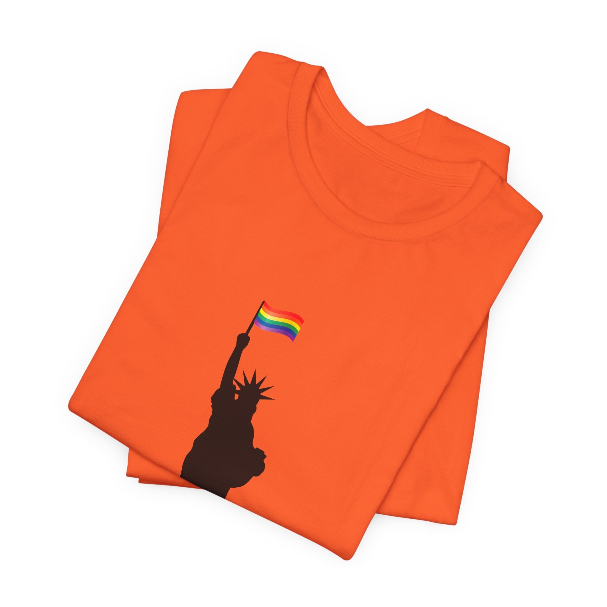 POP Culture Classics Pride Lady Liberty Unisex Jersey Short Sleeve T-Shirt - POPvault