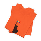 POP Culture Classics Pride Lady Liberty Unisex Jersey Short Sleeve T-Shirt - POPvault