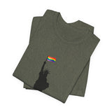 POP Culture Classics Pride Lady Liberty Unisex Jersey Short Sleeve T-Shirt - POPvault