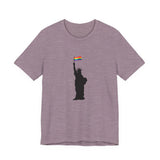 POP Culture Classics Pride Lady Liberty Unisex Jersey Short Sleeve T-Shirt - POPvault