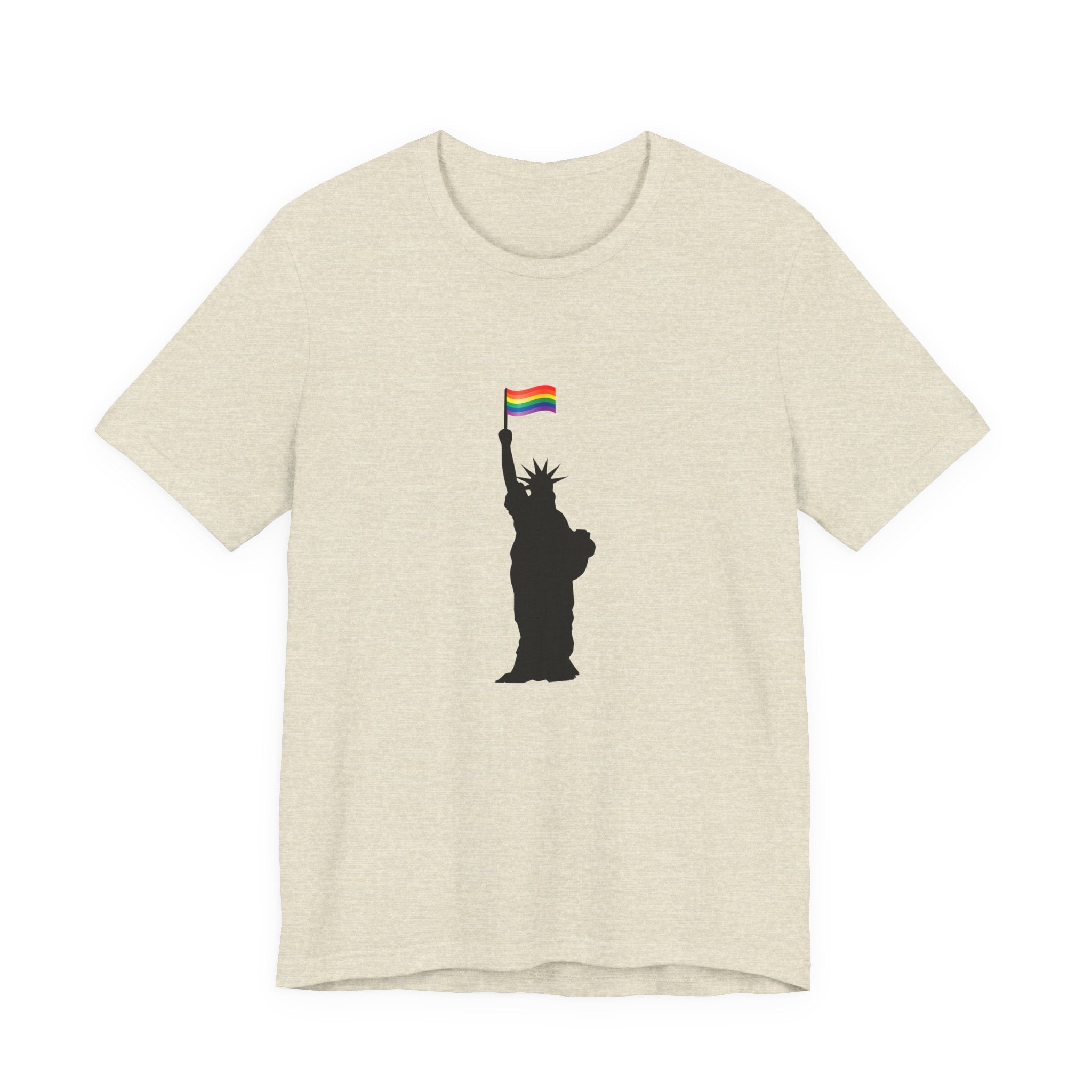 POP Culture Classics Pride Lady Liberty Unisex Jersey Short Sleeve T-Shirt - POPvault