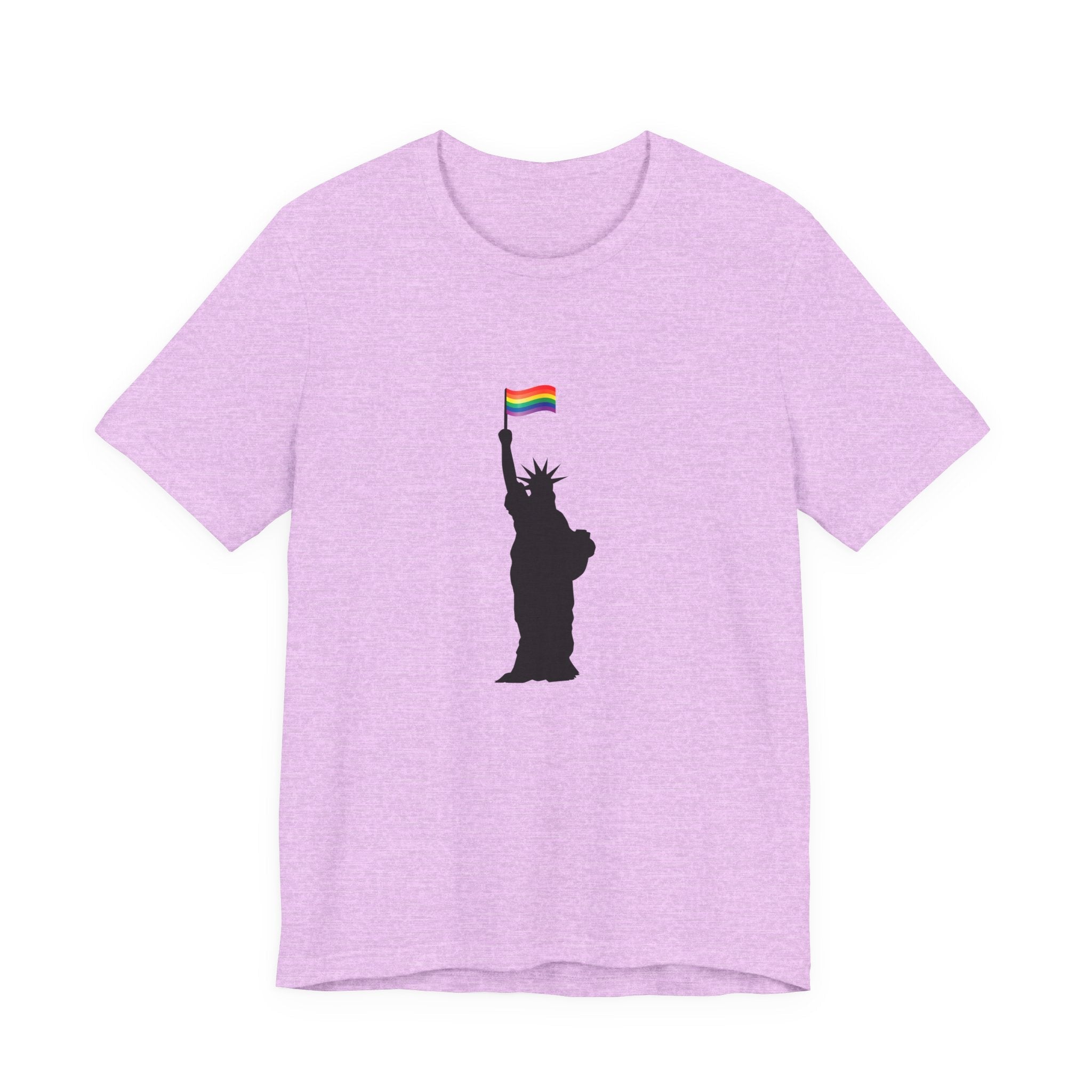 POP Culture Classics Pride Lady Liberty Unisex Jersey Short Sleeve T-Shirt - POPvault