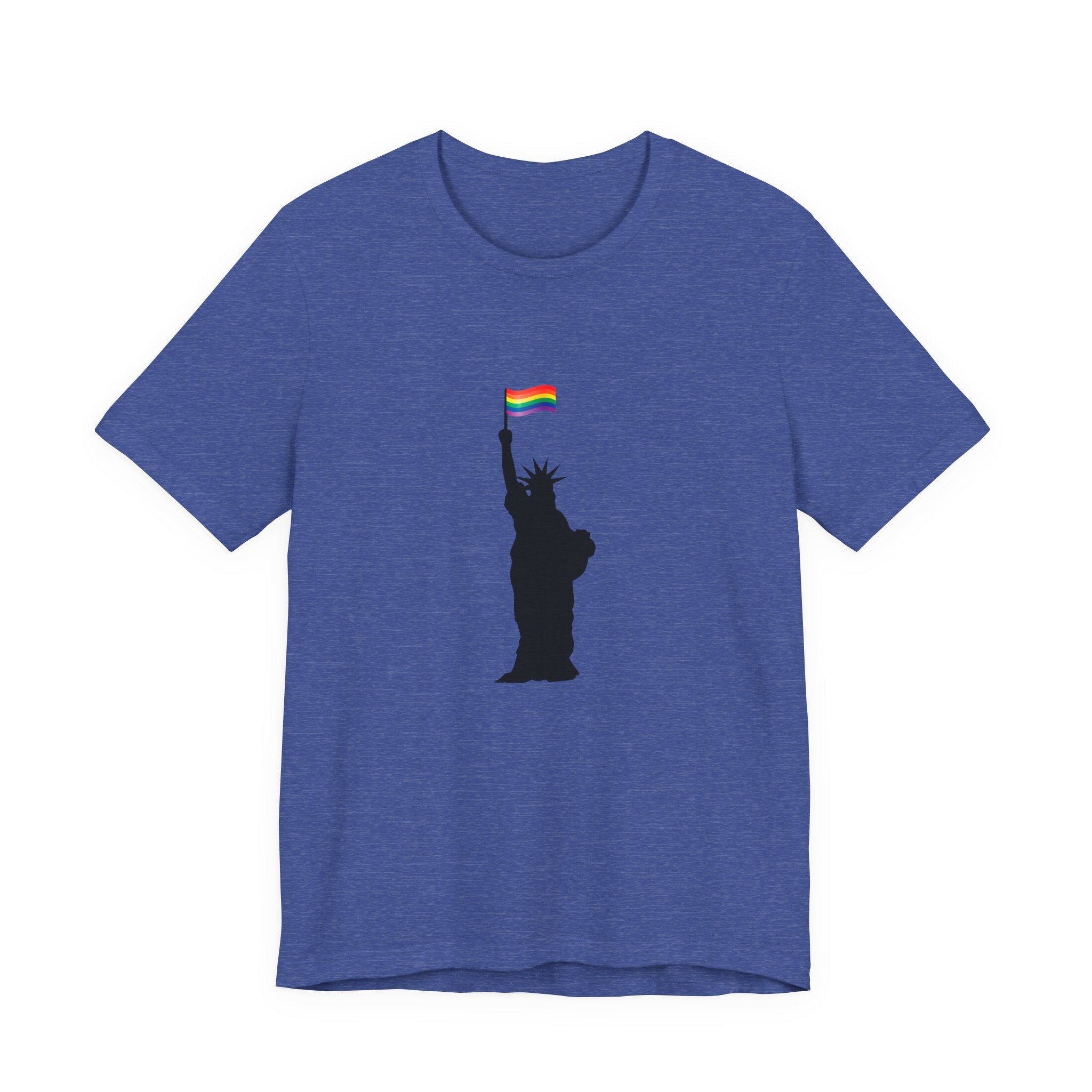 POP Culture Classics Pride Lady Liberty Unisex Jersey Short Sleeve T-Shirt - POPvault