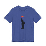 POP Culture Classics Pride Lady Liberty Unisex Jersey Short Sleeve T-Shirt - POPvault