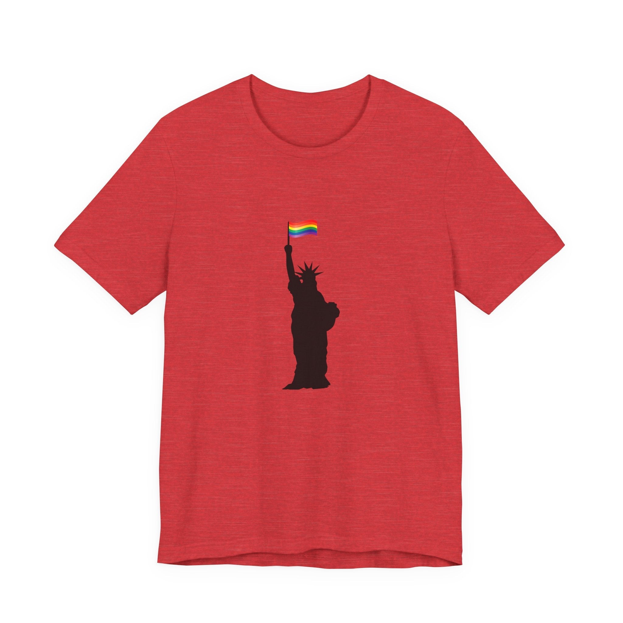 POP Culture Classics Pride Lady Liberty Unisex Jersey Short Sleeve T-Shirt - POPvault