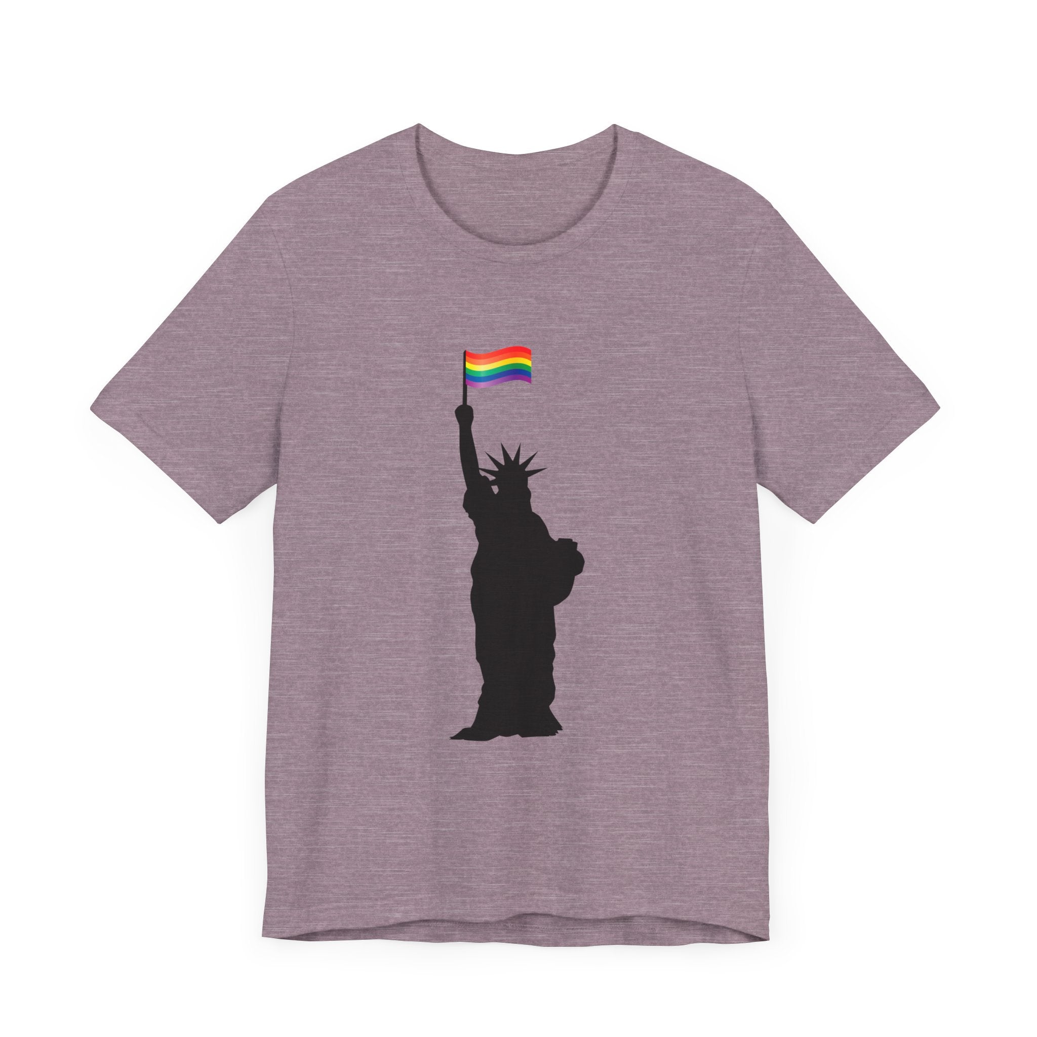 POP Culture Classics Pride Lady Liberty Unisex Jersey Short Sleeve T-Shirt - POPvault