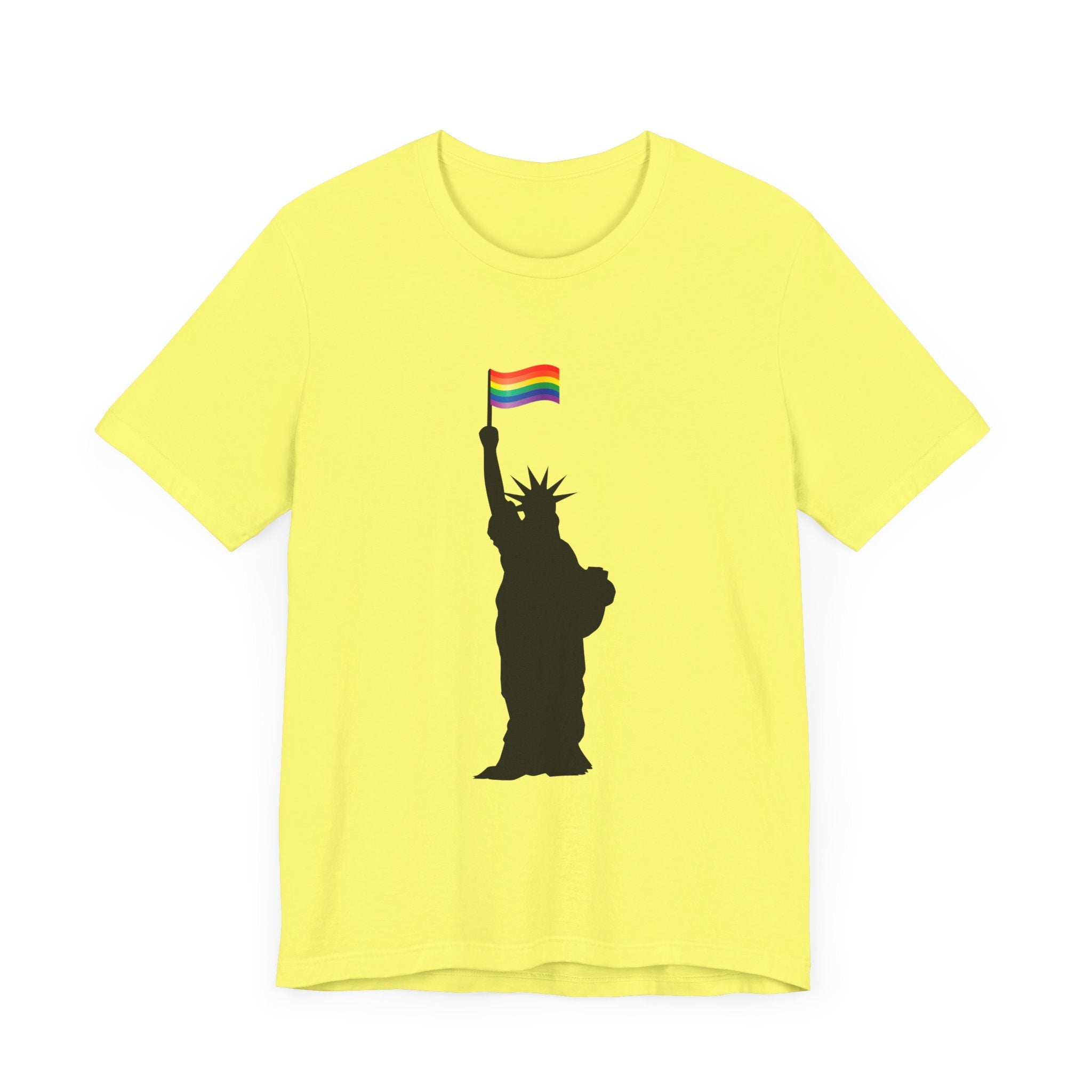 POP Culture Classics Pride Lady Liberty Unisex Jersey Short Sleeve T-Shirt - POPvault