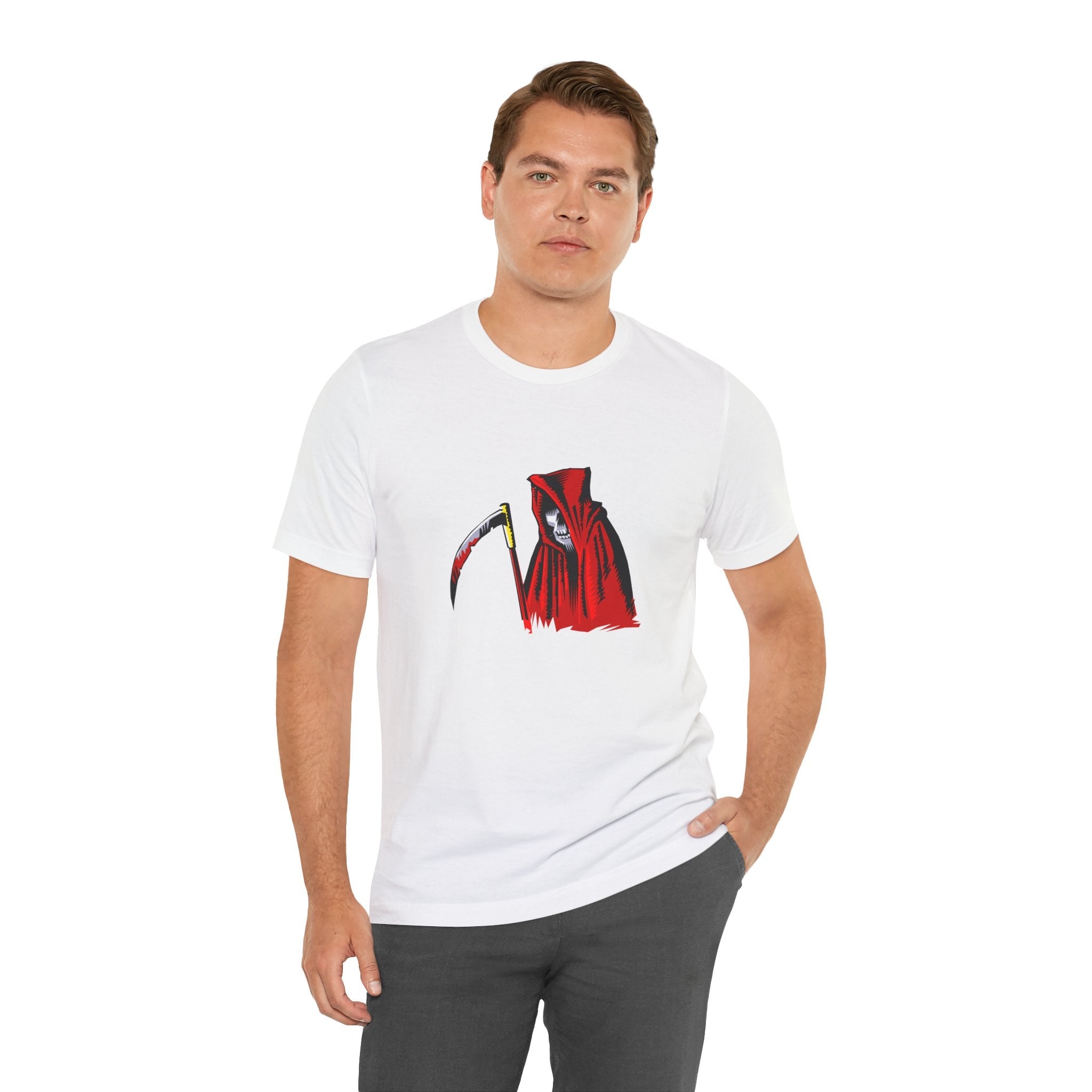 POP Culture Classics Reaper Unisex Jersey Short Sleeve T-Shirt - POPvault