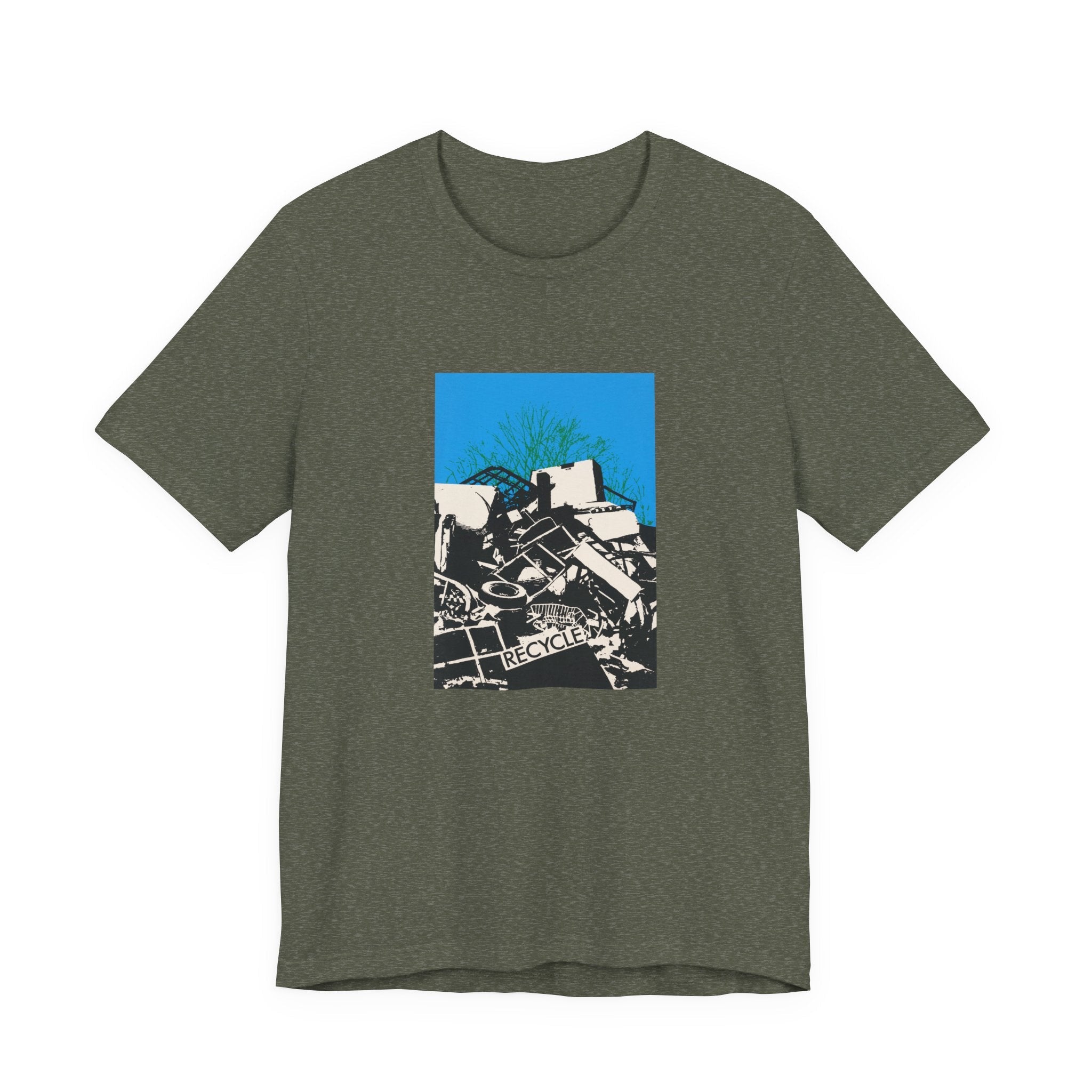 POP Culture Classics Recycle Unisex Jersey Short Sleeve T-Shirt - POPvault