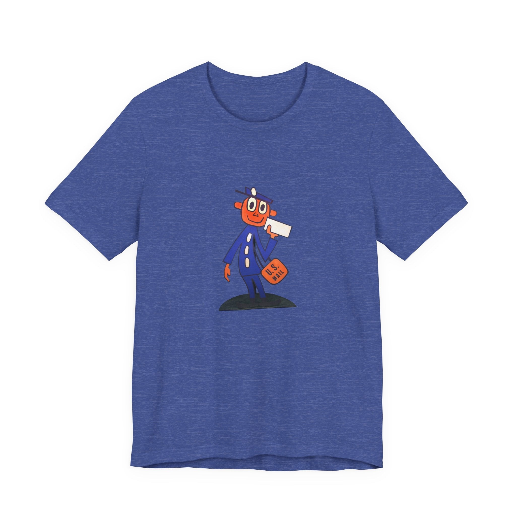 POP Culture Classics Retro Mailman Logo Unisex Jersey Short Sleeve T-Shirt - POPvault