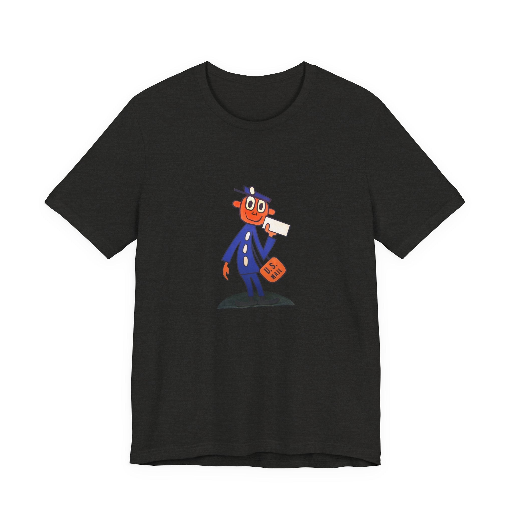 POP Culture Classics Retro Mailman Logo Unisex Jersey Short Sleeve T-Shirt - POPvault
