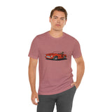 POP Culture Classics Retro Race Car Unisex Jersey Short Sleeve T-Shirt - POPvault
