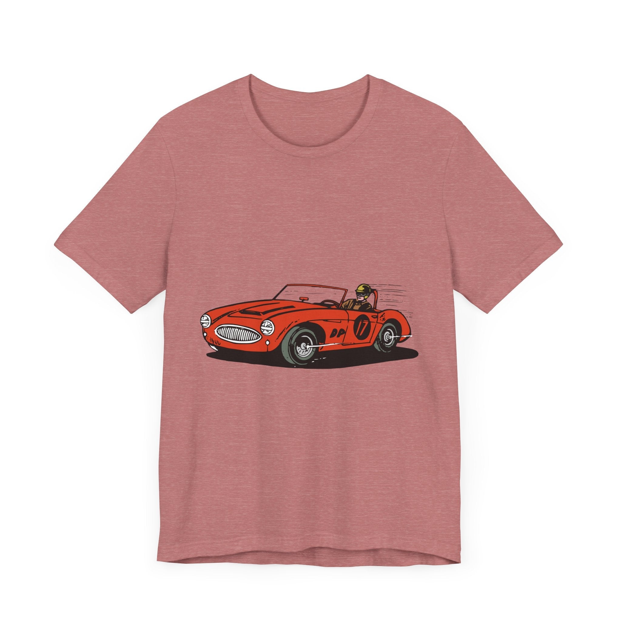 POP Culture Classics Retro Race Car Unisex Jersey Short Sleeve T-Shirt - POPvault
