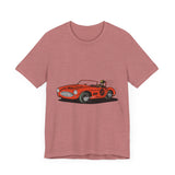 POP Culture Classics Retro Race Car Unisex Jersey Short Sleeve T-Shirt - POPvault