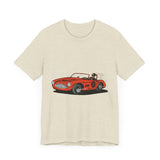 POP Culture Classics Retro Race Car Unisex Jersey Short Sleeve T-Shirt - POPvault