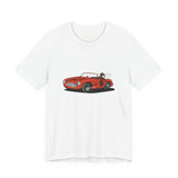POP Culture Classics Retro Race Car Unisex Jersey Short Sleeve T-Shirt - POPvault