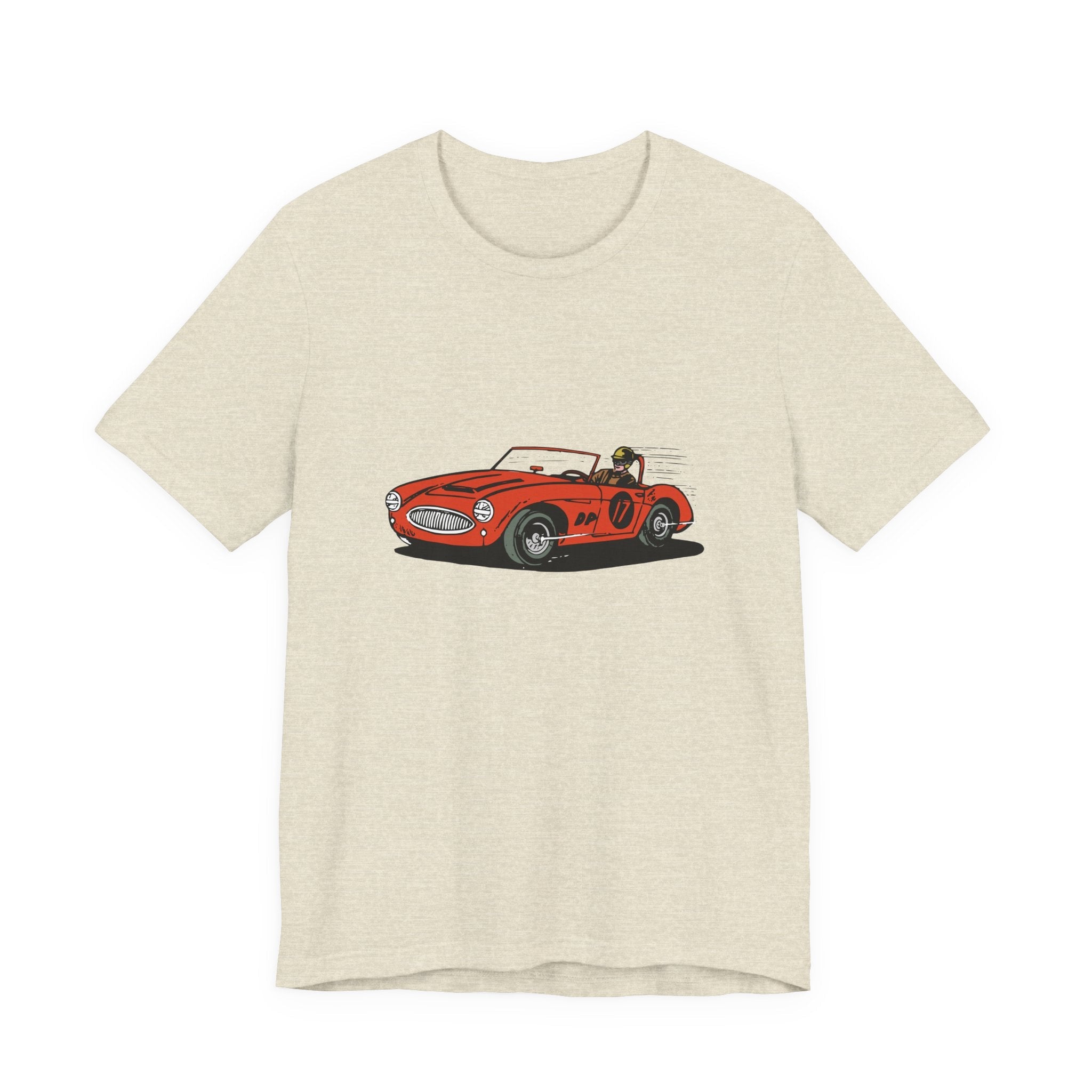 POP Culture Classics Retro Race Car Unisex Jersey Short Sleeve T-Shirt - POPvault