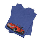 POP Culture Classics Retro Race Car Unisex Jersey Short Sleeve T-Shirt - POPvault