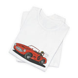 POP Culture Classics Retro Race Car Unisex Jersey Short Sleeve T-Shirt - POPvault