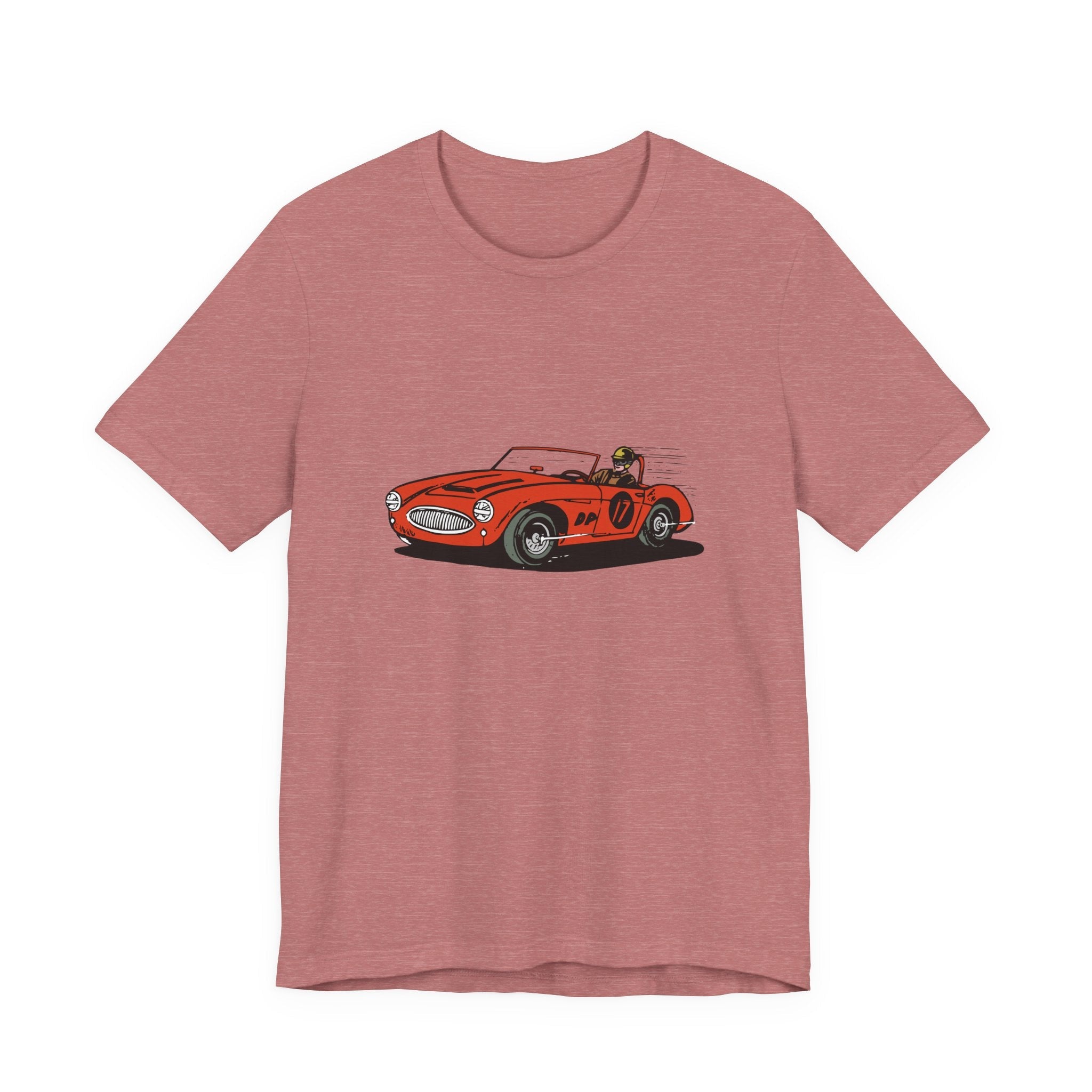 POP Culture Classics Retro Race Car Unisex Jersey Short Sleeve T-Shirt - POPvault
