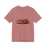 POP Culture Classics Retro Race Car Unisex Jersey Short Sleeve T-Shirt - POPvault