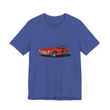 POP Culture Classics Retro Race Car Unisex Jersey Short Sleeve T-Shirt - POPvault