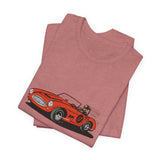 POP Culture Classics Retro Race Car Unisex Jersey Short Sleeve T-Shirt - POPvault