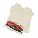 POP Culture Classics Retro Race Car Unisex Jersey Short Sleeve T-Shirt - POPvault