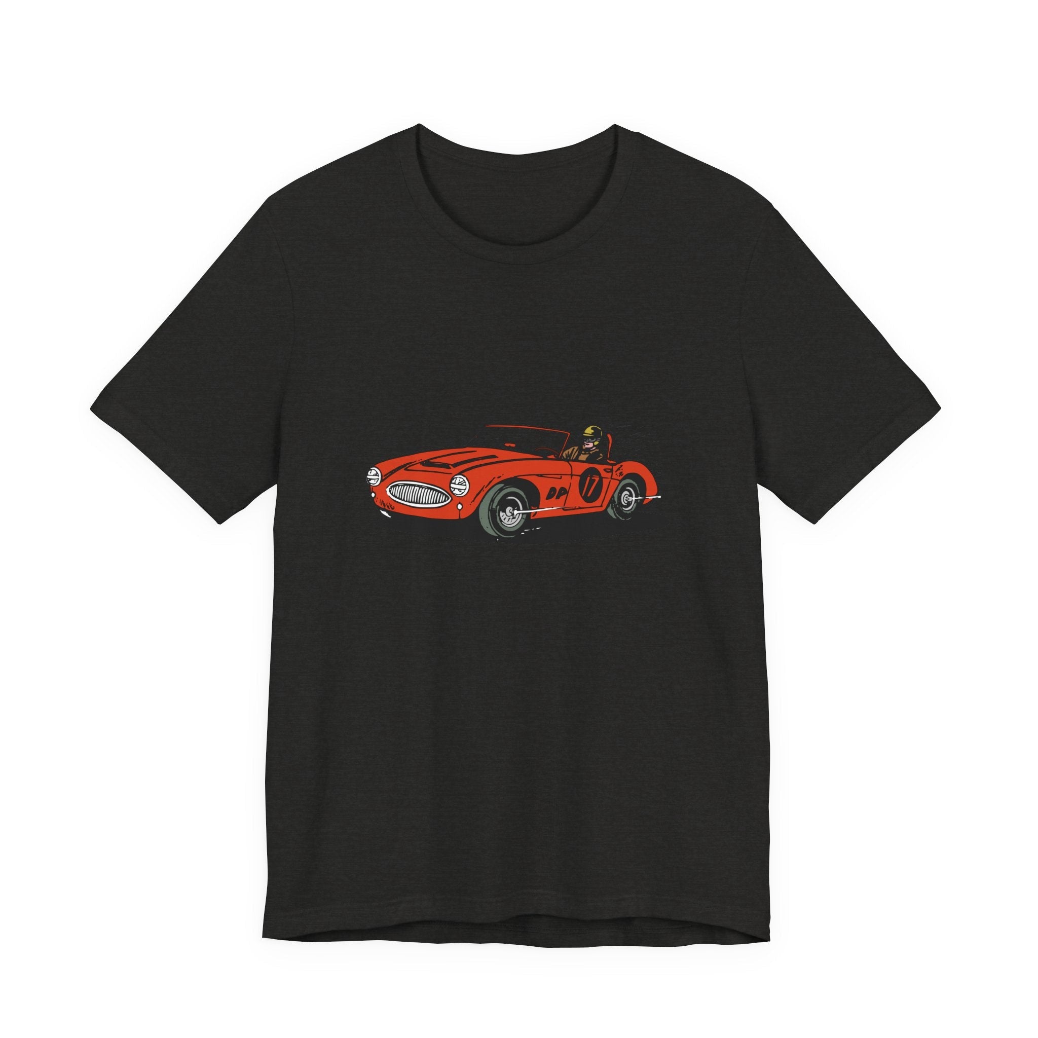 POP Culture Classics Retro Race Car Unisex Jersey Short Sleeve T-Shirt - POPvault