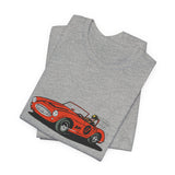 POP Culture Classics Retro Race Car Unisex Jersey Short Sleeve T-Shirt - POPvault