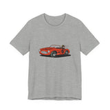 POP Culture Classics Retro Race Car Unisex Jersey Short Sleeve T-Shirt - POPvault